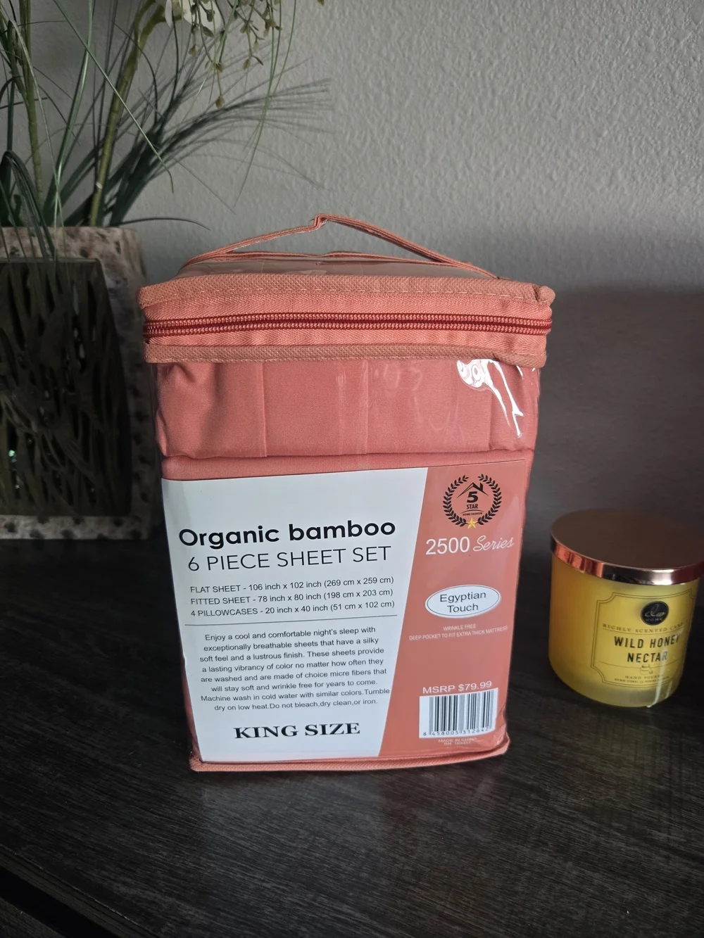 Organic Bamboo King Sheet Set